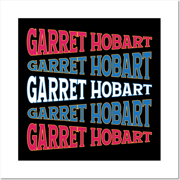 TEXT ART USA GARRET HOBART Wall Art by LAVA-ROMA-NOVA